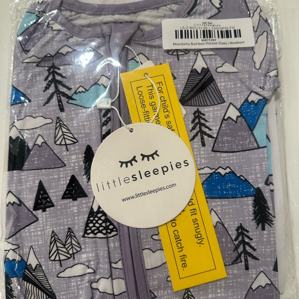 Little Sleepies Newborn OG Mountains Zippy